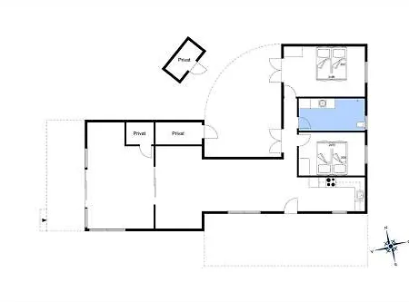 1132-ringkobing-hvidbjergvej-32 度假居 Søndervig
